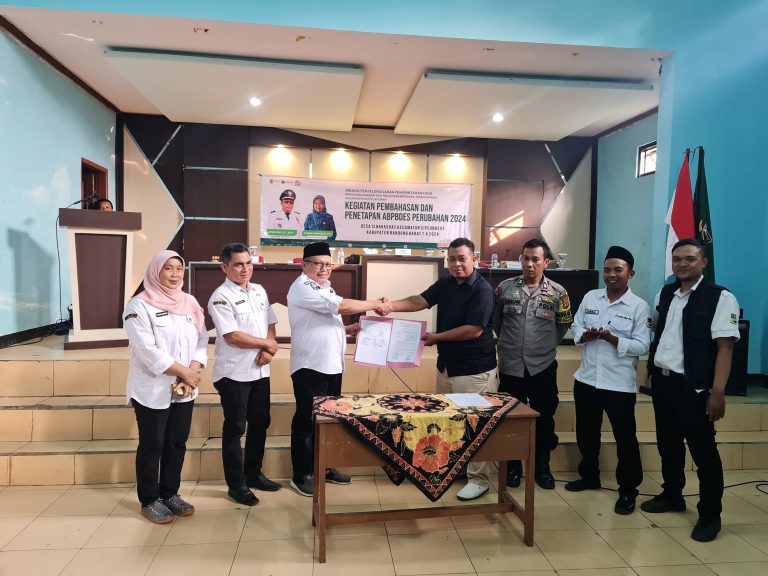 KEGIATAN PEMBAHASAN DAN PENETAPAN APBDESA PERUBAHAN TAHUN 2024