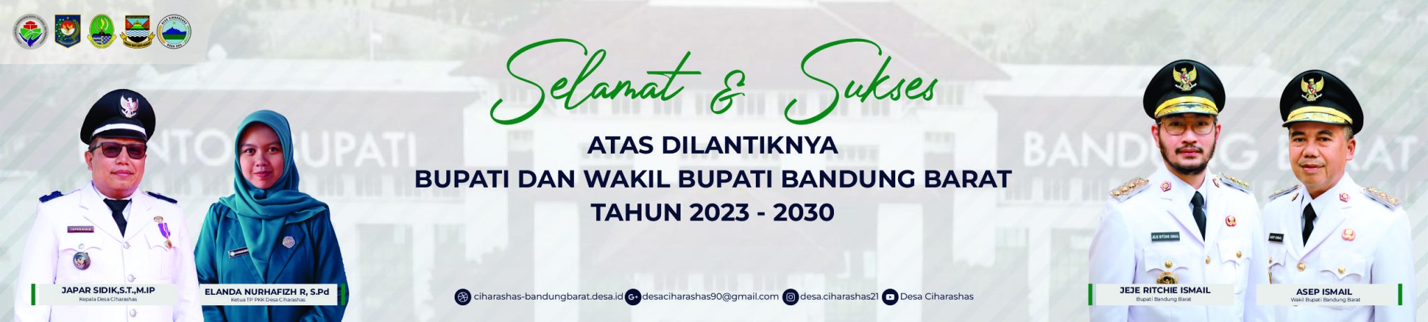 BANNER PELANTIKAN BUPATI