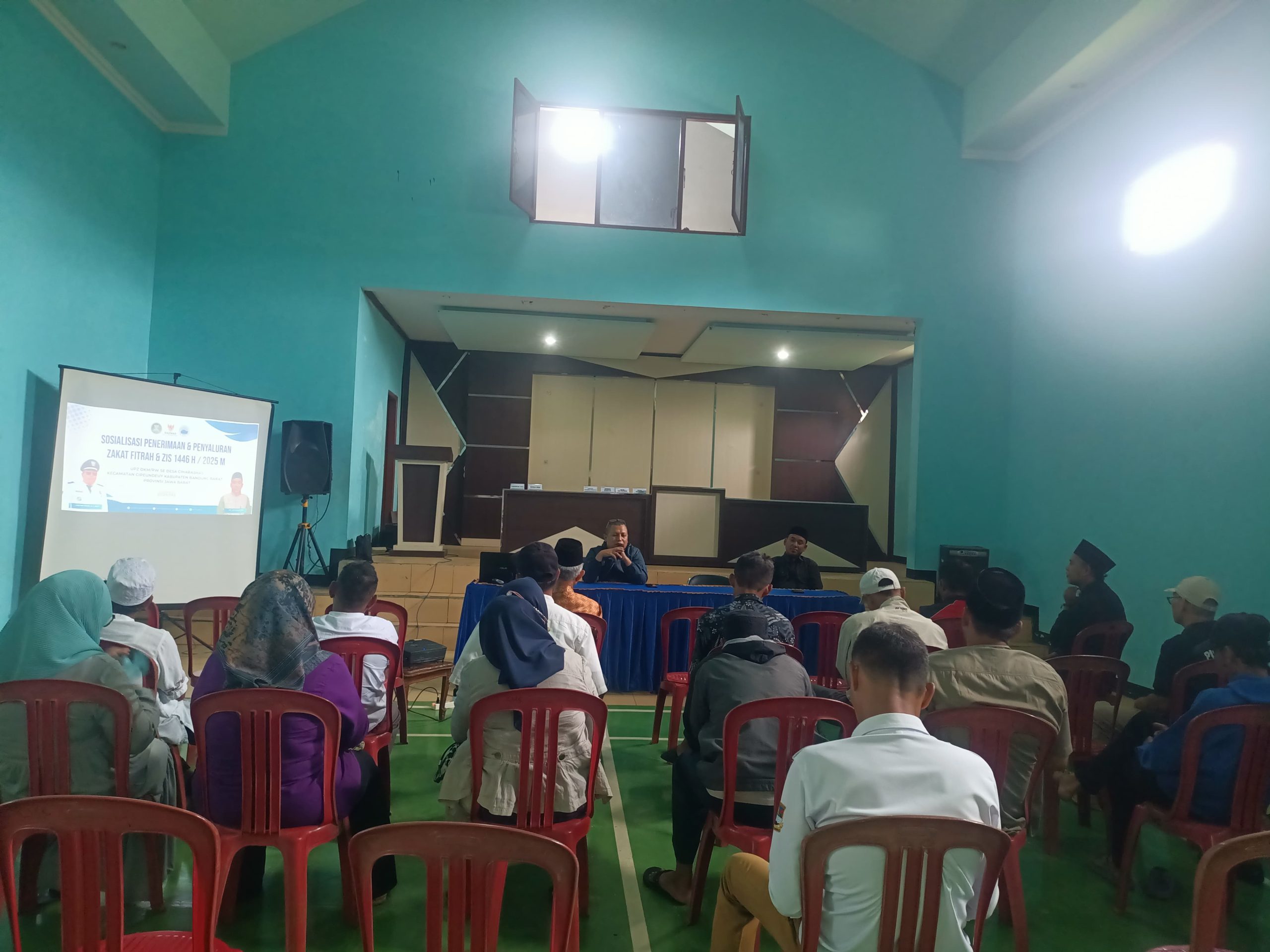 SOSIALISASI PENERIMAAN & PENYALURAN ZAKAT FITRAH & ZIS 1446 H