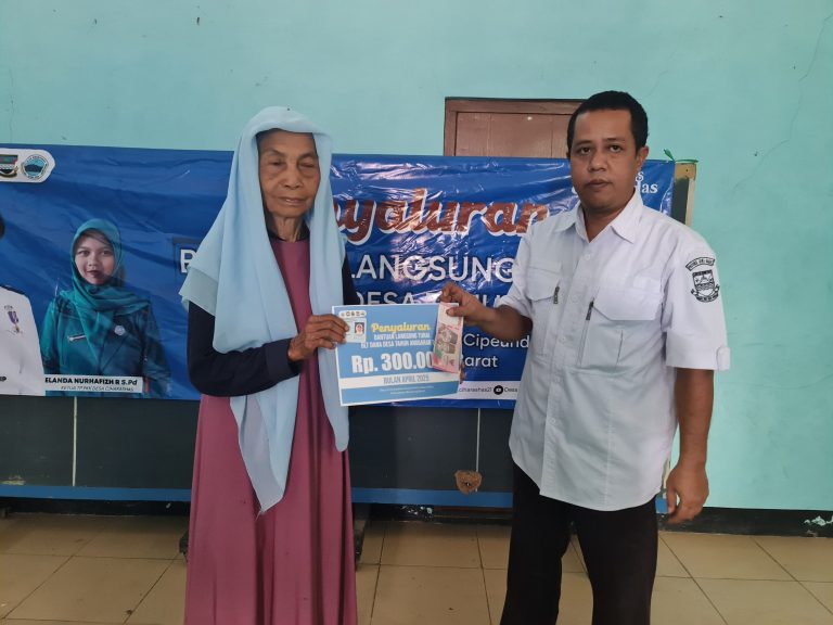 PENYALURAN BANTUAN LANGSUNG TUNAI BLT DD BULAN APRIL 2025
